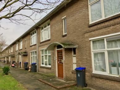 22e woningbouwcomplex, Jupiterstraat, Planetenstraat Hilversum. Foto Peter Veenendaal.