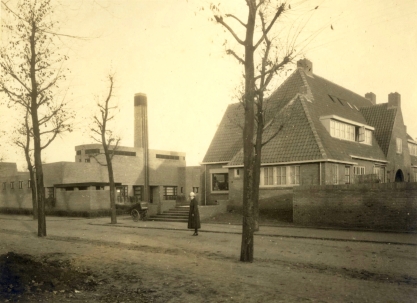Badhuis, Bosdrift Hilversum. 1921. Foto: archief www.gooienvechthistorisch.nl